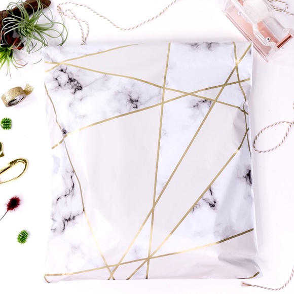 50 10X13 Poly Mailers Marble PRICE IS FIRM - Picture 6 of 8